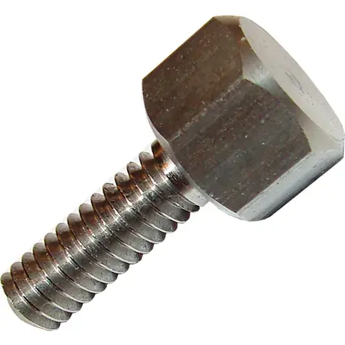 Bargain Hex Head Thumb Screw - 10-24 - 1/2" Thread - 3/8" Hex Head - 1/4" Head H - Stainless - Pkg of 5