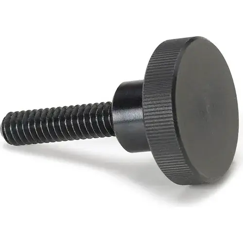 Knurled Thumb Screw w/ Shoulder - 5/16-18 - 1-1/4" Thread - 1-1/4" Head Dia. - 3/4" Head H Next Day Delivery