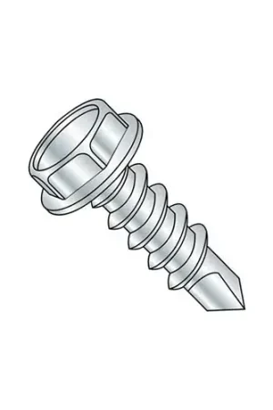 Reduced Price 1/4-14 x 1" Proferred Self-Drilling Screw - Ind. Hex Washer Unslotted Head - Zinc, Pack of 5 lbs