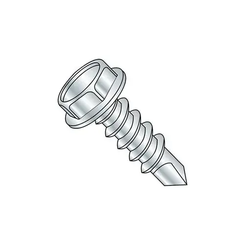 Reduced Price 1/4-14 x 1" Proferred Self-Drilling Screw - Ind. Hex Washer Unslotted Head - Zinc, Pack of 5 lbs