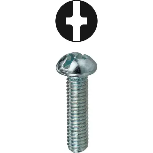 Exclusive Offer L.H.Dottie® Head Machine Screw Kit, Round, Phillips/Slotted, 6"-32", Assorted