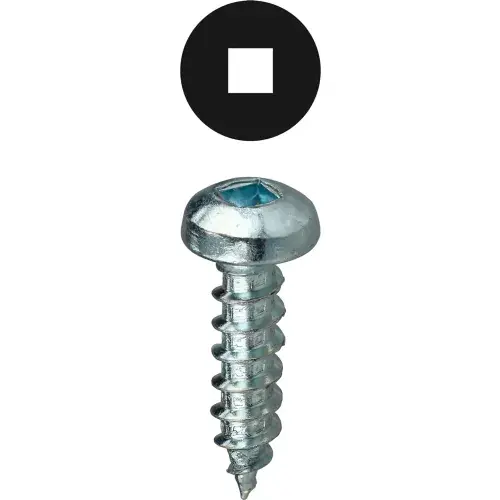 Shop Now L.H.Dottie® Sheet Metal Screw, Square Pan Head, Carbon Steel, 10 x 2-1/2", 100 Pack