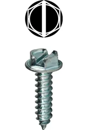 L.H.Dottie® Sheet Metal Screw, Phillips/Slotted, Hex Washer Head, 6 x 1", 100 Pack Factory Price