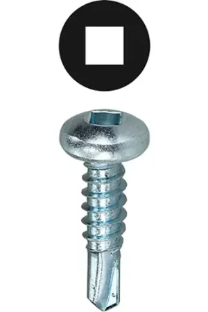 L.H.Dottie® Self Drilling Screw Kit, Square Drive Pan Head, Carbon Steel, 8- 10, Assorted Holiday Sale
