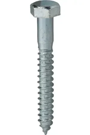 Popular L.H.Dottie® Hex Head Lag Screw, Carbon Steel, 5/16" x 1", 100 Pack