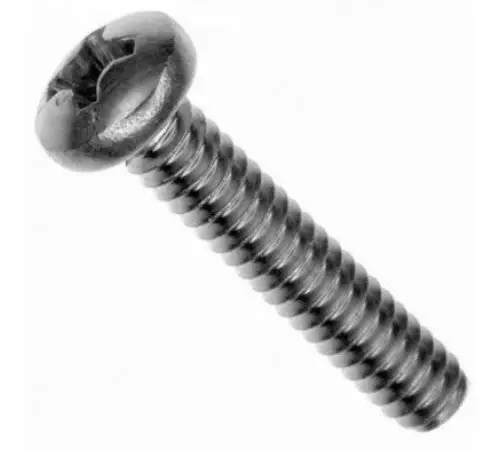 8-32 X 3/4" Machine Screws Round Head Combination Drive Steel Zinc Plated (8000/Pkg.) Low Price