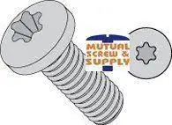 Cheap 4-40 X 1/2" Machine Screws Pan Head Six Lobe Drive 18/8 Stainless Steel (5000/Pkg.)