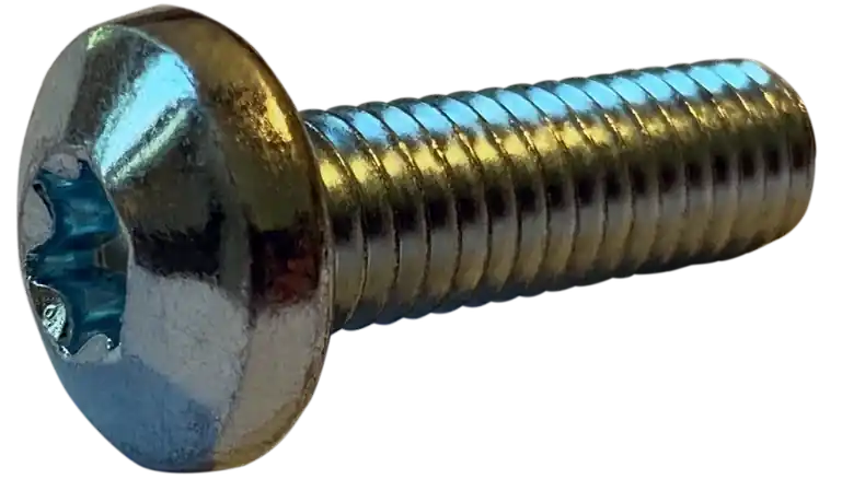 3/8"-16 X 1-1/4" Machine Screws Pan Head Six Lobe Drive Steel Zinc Plated (600/Pkg.) Price Cut