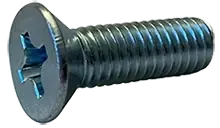 10-32 X 4" Machine Screws Flat Head Phillips Drive Steel Zinc Plated (500/Pkg.) Limited Offer