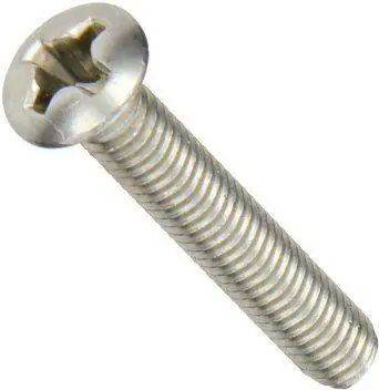 1/4"-20 X 3" Machine Screws Oval Head Phillips Drive 316 Stainless Steel (100/Pkg.) Hot Deal