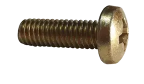 10-32 X 3/8" Machine Screws Pan Head Phillips Drive Steel Cadmium Yellow (2000/Pkg.) Super Sale