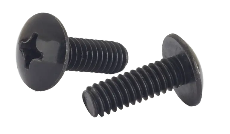 Limited Offer 4-40 X 1/4" Machine Screws Truss Head Phillips Drive 18/8 Stainless Steel Black Oxide (7000/Pkg.)