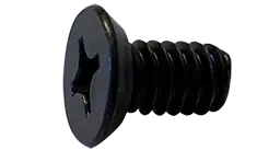 6-32 X 5/16" Machine Screws Undercut Flat Head Phillips Drive 18/8 Stainless Steel Black Oxide (6000/Pkg.) Popular