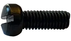 2-56 X 1/2" Machine Screws Fillister Head Slotted Drive Steel Black Oxide (10000/Pkg.) Best Choice