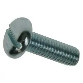 M3-0.5 X 12mm Machine Screws Pan Head Slotted Drive Steel Zinc Plated (2500/Pkg.) Express Delivery