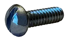 Must Have 6-32 X 3" Machine Screws Round Head Slotted Drive Steel Zinc Plated (1500/Pkg.)