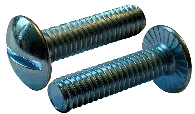 5/16"-18 X 1-1/4" Machine Screws Truss Serrated Head Slotted Drive Steel Zinc Plated (1000/Pkg.) Discount