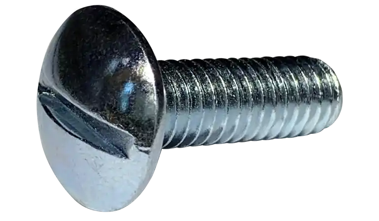 Bargain 3/8"-16 X 1-1/2" Machine Screws Truss Head Slotted Drive Steel Zinc Plated (600/Pkg.)