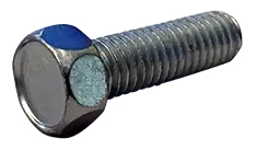 12-24 X 1" Machine Screws Indented Hex Head Steel Zinc Plated (3000/Pkg.) Best Choice