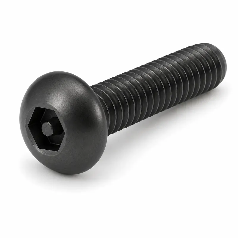 Same Day Shipping 10-32 X 1/2" Button Head Cap Screws Tamper Resistant Pin-In Socket Drive Alloy Steel (100 / Pkg.)
