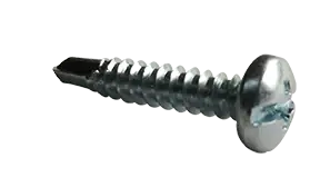 Luxury 8-18 X 3/8" Self-Drilling Screws Pan Head Combination Drive Point Type 2 Steel Zinc Plated (10000/Pkg.)