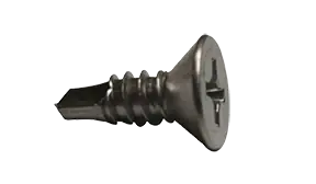 6-20 X 1-1/4" Self-Drilling Screws Flat Head Phillips Drive Point Type 2 410 Stainless Steel (4000/Pkg.) In Demand