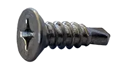 Instant Buy 12-14 X 1-1/2" Self-Drilling Screws Flat Head Phillips Drive Point Type 3 18/8 Stainless Steel (2000/Pkg.)