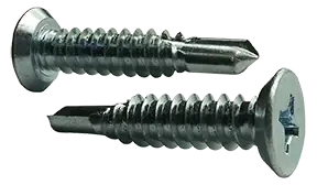 6-20 X 5/8" Self-Drilling Screws Flat Undercut Head Phillips Drive Point Type 2 Steel Zinc Plated (10000/Pkg.) Next Day Delivery