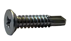 Save Now 12-14 X 1" Self-Drilling Screws Flat Undercut Head Phillips Drive Point Type 3 410 Stainless Steel (2500/Pkg.)