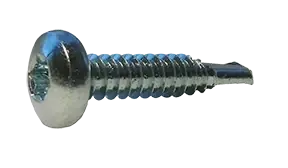 Best Price 8-18 X 1-1/4" Self-Drilling Screws Pan Head Six Lobe Drive Point Type 2 Steel Zinc Plated (5000/Pkg.)