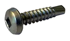 12-14 X 3/4" Self-Drilling Screws Pan Head Square Drive Point Type 3 18/8 Stainless Steel (2500/Pkg.) Today Only