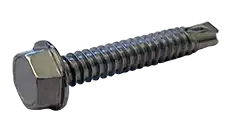 Fast Shipping 10-16 X 5/8" Self-Drilling Screws Hex Washer Head Point Type 3 410 Stainless Steel (4000/Pkg.)