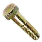 In Demand 5/16-24 X 2-3/4" Hex Head Cap Screws Grade 8 Steel Yellow Zinc Partially Threaded (100 / Pkg.)