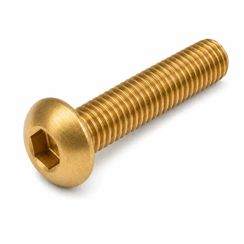 Buy Today 5/16-18 X 3/4" Socket Cap Screws Button Head Hex Socket Drive Brass (30 / Pkg.)