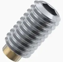 10-24 X 5/16" Brass Tip Socket Set Screws Alloy Steel (100 / Pkg.) Big Sale