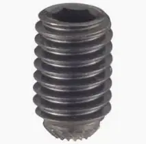 6-32 X 3/8" Knurled Cup Point Socket Set Screws Alloy Steel Black Oxide (100 / Pkg.) Markdown