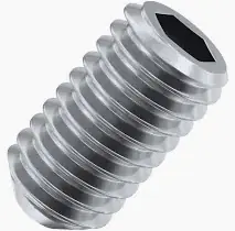 6-32 X 1/8" Oval Point Socket Set Screws Alloy Steel (100 / Pkg.) Order Now