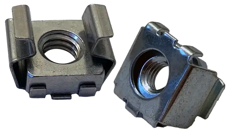 Fast Shipping M6 Cage Nuts Panel 093-126 Steel Zinc Plated (1000 / Pkg.)