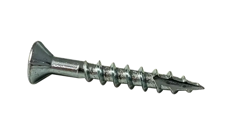 10 X 4" Wood Screws Deep Thread Square Drive Flat Head 2/3 Threaded Steel Zinc & Bake (500 / Pkg.) Best Price