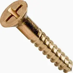 10 X 2-1/2" Wood Screws Frearson Drive Flat Head Silicon Bronze (50 / Pkg.) Price Drop