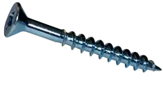 Best Price 8 X 2-1/2" Wood Screws Deep Thread Combination Square/Phillips Drive Flat Head No Nibs 2/3 Threaded Steel Zinc & Bake (2200 / Pkg.)