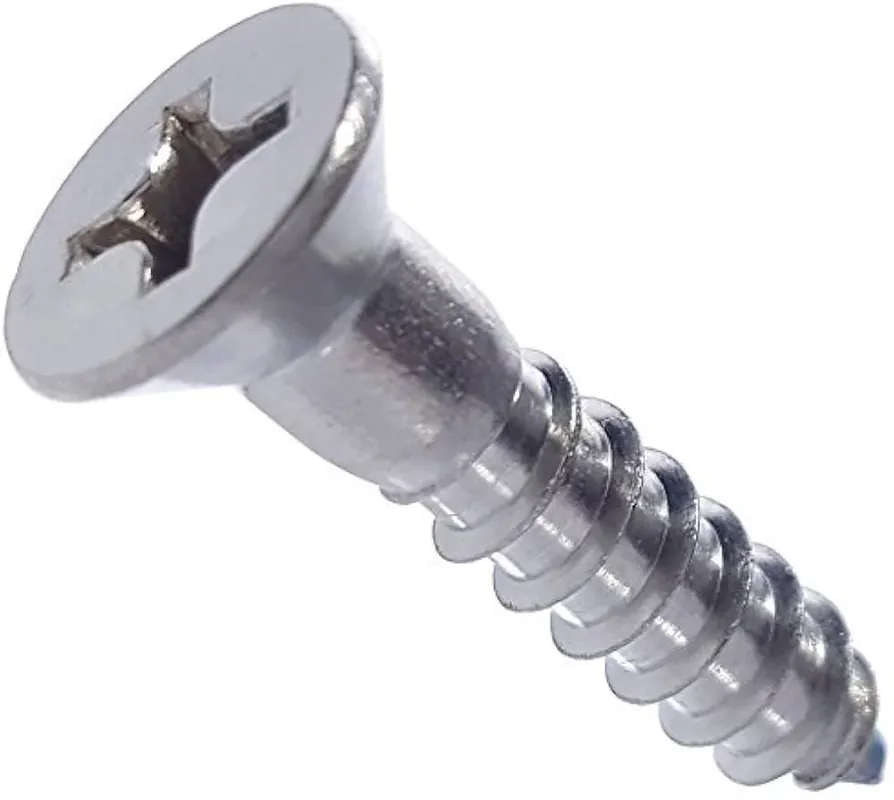 Best Price 10 X 3" Wood Screws Deep Thread Phillips Drive Flat Head Steel Black Phosphate (100 / Pkg.)