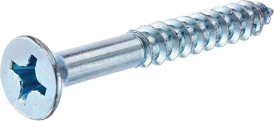 Factory Price 14 X 4-1/2" Wood Screws Phillips Drive Flat Head Steel Zinc Plated (300 / Pkg.)