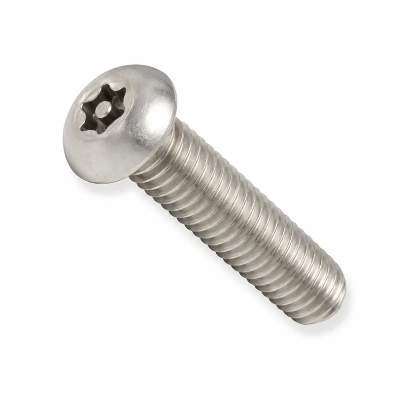 Today Only 10-24 X 1-1/4" Tamper Resistant Machine Screws Button Head Pin-In Six Lobe Drive (T25) 18/8 Stainless Steel (100 / Pkg.)