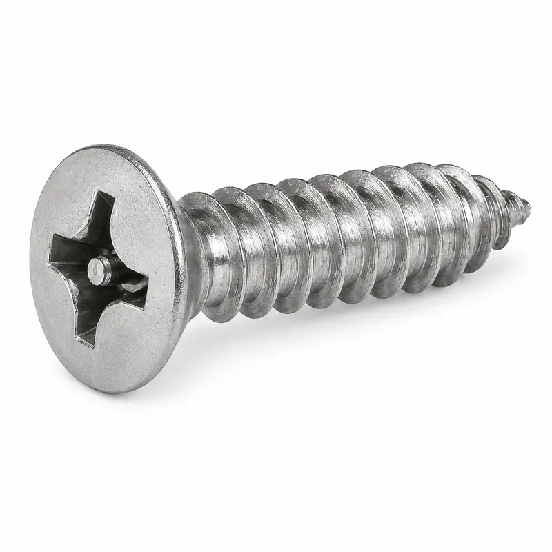8 X 1" Tamper Resistant Sheet Metal Screws Flat Head Pin-In Phillips Drive 18/8 Stainless Steel (100 / Pkg.) Limited Time