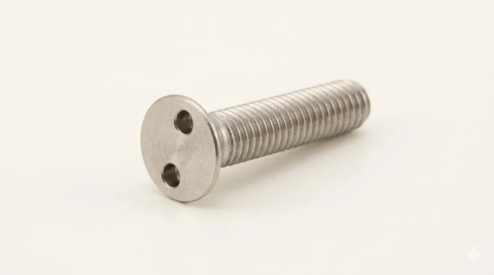 10-32 X 1" Tamper Resistant Machine Screws Flat Head Spanner Drive 18/8 Stainless Steel (100 / Pkg.) Latest