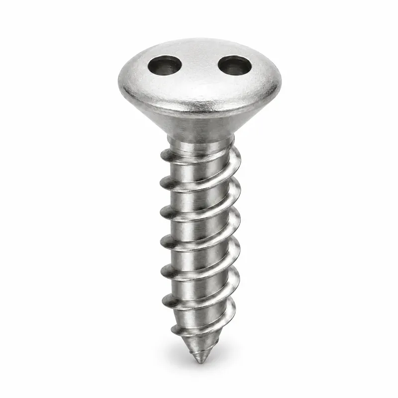 8 X 2" Tamper Resistant Sheet Metal Screws Oval Head Spanner Drive 18/8 Stainless Steel (100 / Pkg.) Low Price