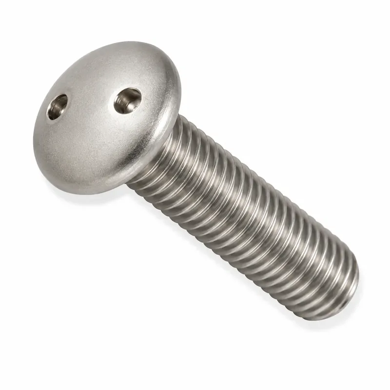 Cheap 6-32 X 5/8" Tamper Resistant Machine Screws Pan Head Spanner Drive 18/8 Stainless Steel (100 / Pkg.)