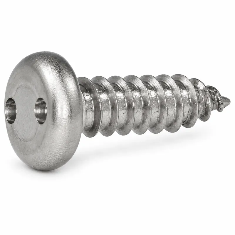 Weekend Sale 6 X 1-1/2" Tamper Resistant Sheet Metal Screws Pan Head Spanner Drive 18/8 Stainless Steel (100 / Pkg.)