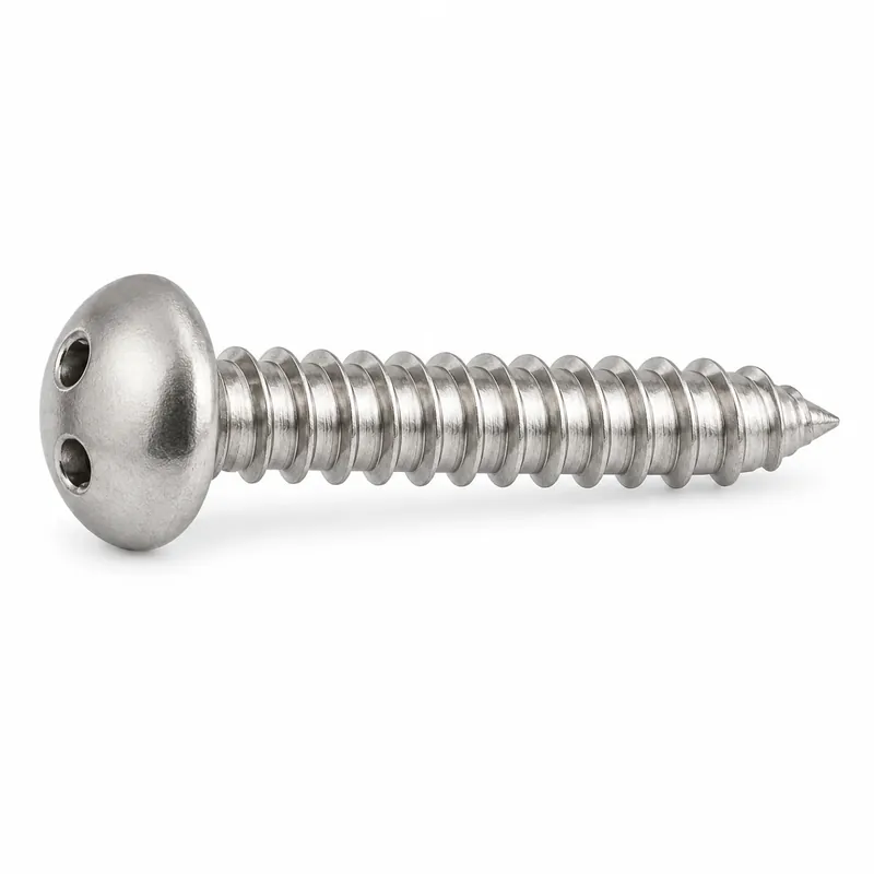 8 X 1/2" Tamper Resistant Sheet Metal Screws Truss Head Spanner Drive 18/8 Stainless Steel (100 / Pkg.) Get Yours